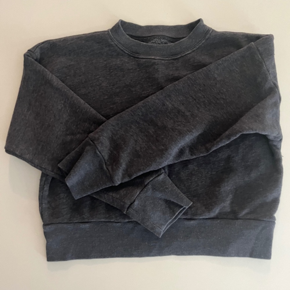 Supersoft cropped tiny sweatshirt